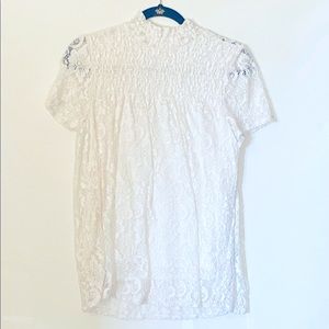 White Lace TurtleNeck